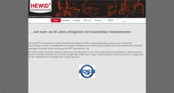 Desktop Screenshot of hewid.de